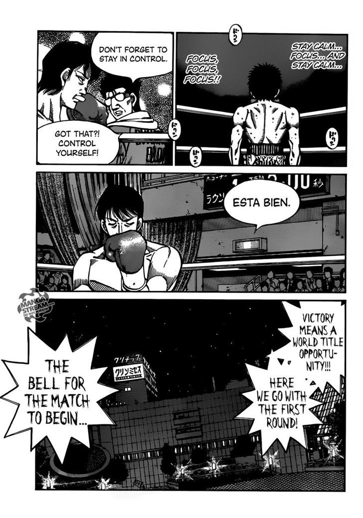 Hajime no Ippo Chapter 1032 page 15 - Chapter 1032