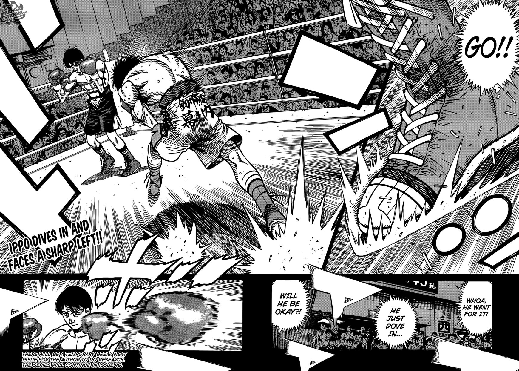 Hajime no Ippo Chapter 1033 page 12 - Chapter 1033 : A Mexican Left