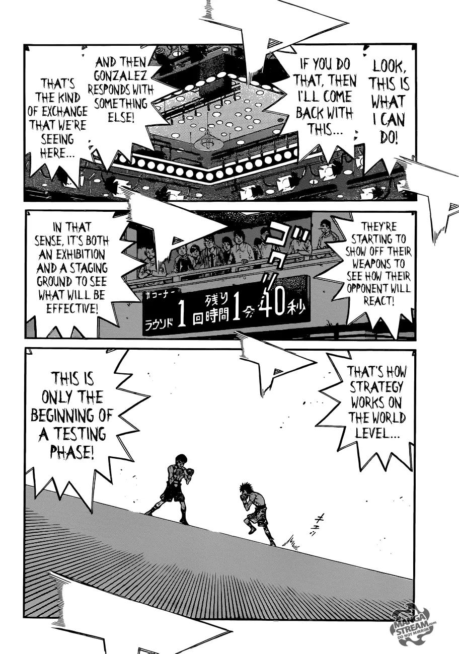 Hajime no Ippo Chapter 1035 page 14 - Chapter 1035 : Impressions After First Contact