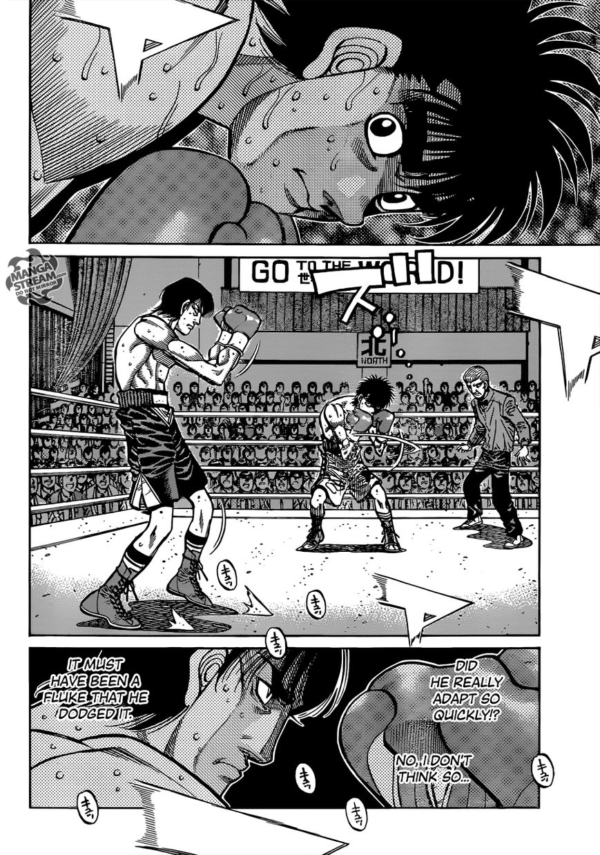 Hajime no Ippo Chapter 1038 page 5 - Chapter 1038 : Aim to Close In