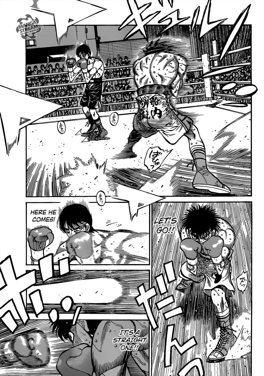 Hajime no Ippo Chapter 1038 page 6 - Chapter 1038 : Aim to Close In