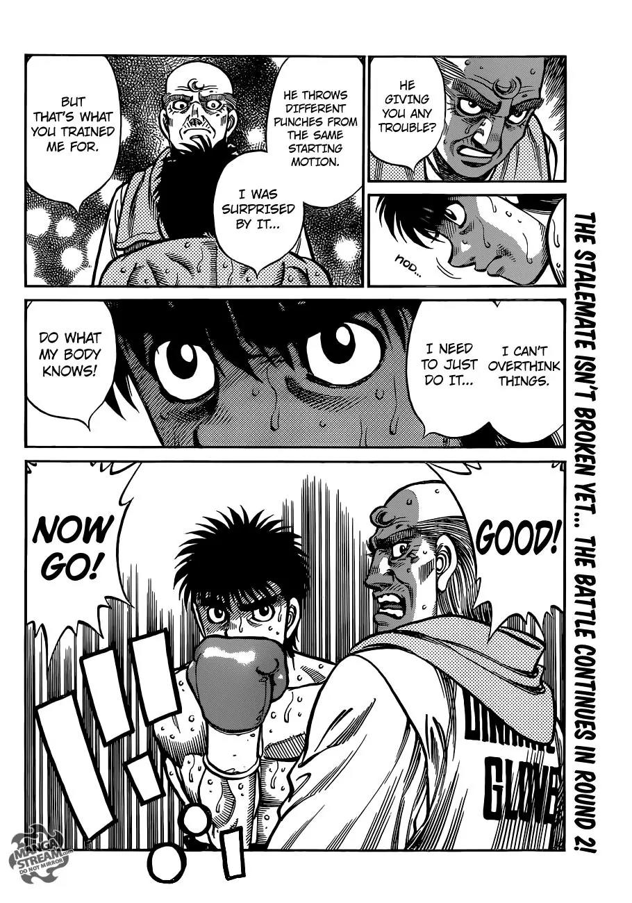 Hajime no Ippo Chapter 1039 page 18 - Chapter 1039 : Dodge, Duck, and Dive in