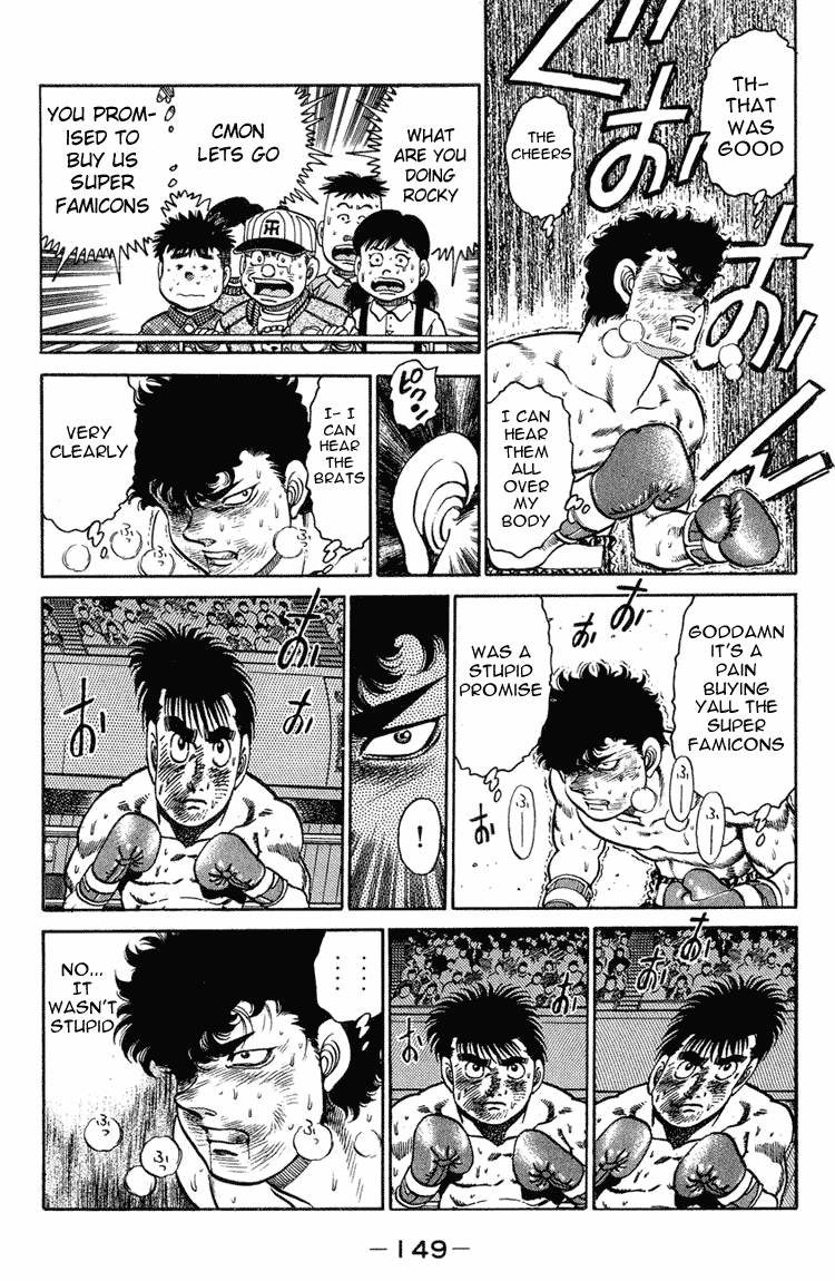 Hajime no Ippo Chapter 104.2 page 11 - Chapter 104 v2 : Sendou, Floored