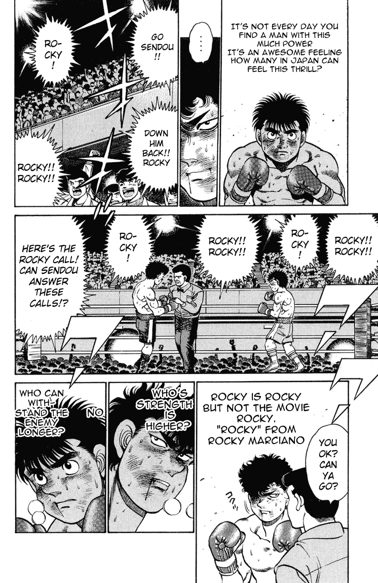 Hajime no Ippo Chapter 104.2 page 12 - Chapter 104 v2 : Sendou, Floored