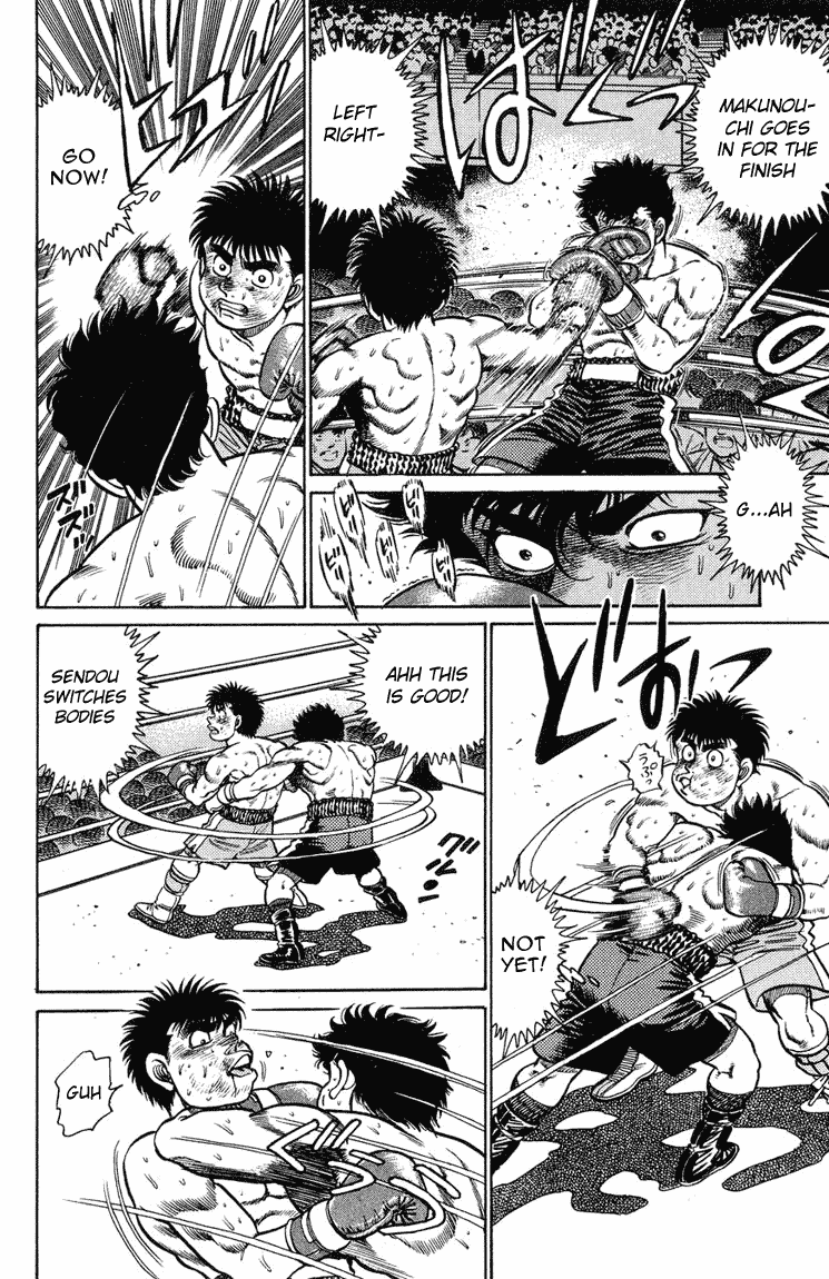 Hajime no Ippo Chapter 104.2 page 16 - Chapter 104 v2 : Sendou, Floored