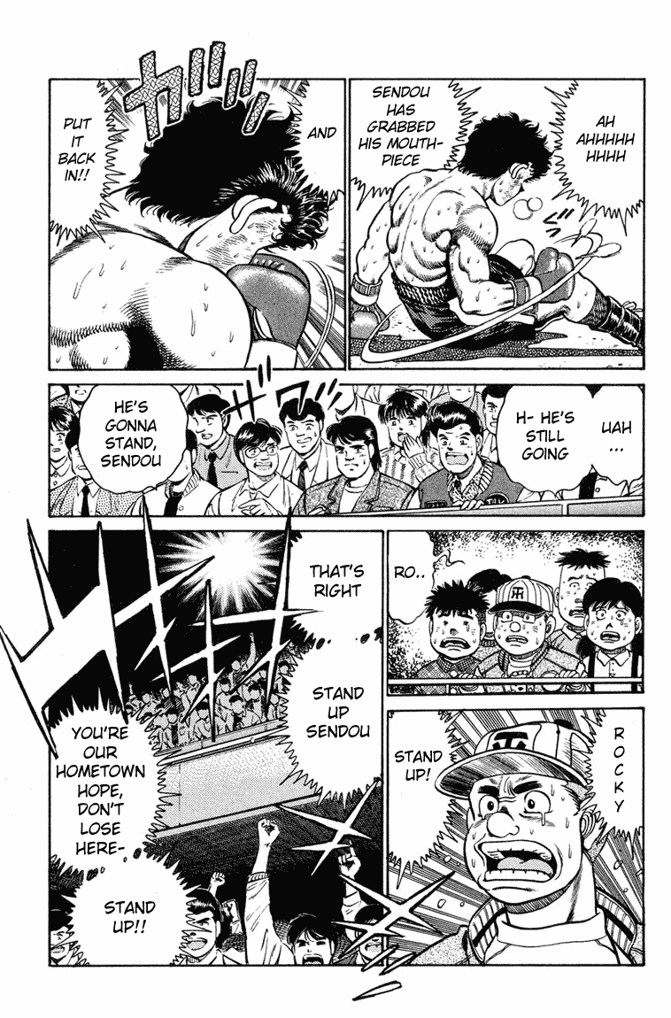 Hajime no Ippo Chapter 104.2 page 7 - Chapter 104 v2 : Sendou, Floored