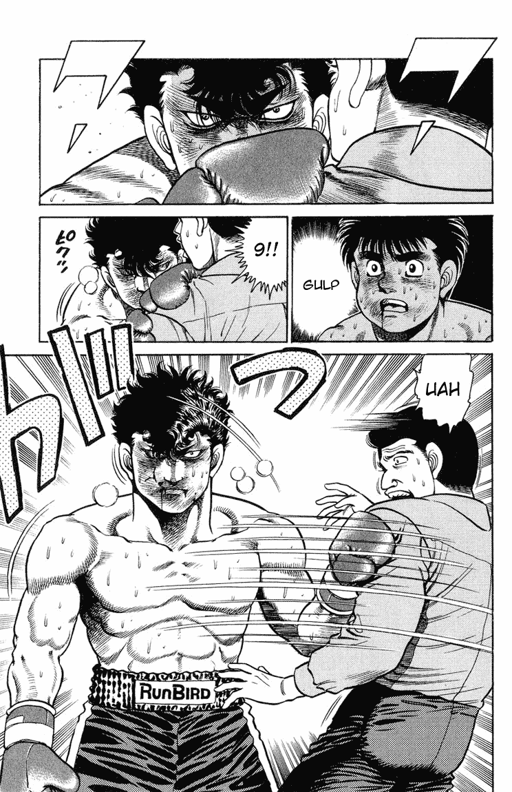 Hajime no Ippo Chapter 104.2 page 9 - Chapter 104 v2 : Sendou, Floored