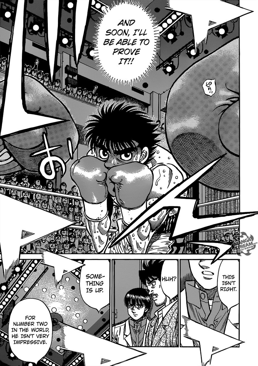 Hajime no Ippo Chapter 1040 page 13 - Chapter 1040 : What's Hidden?
