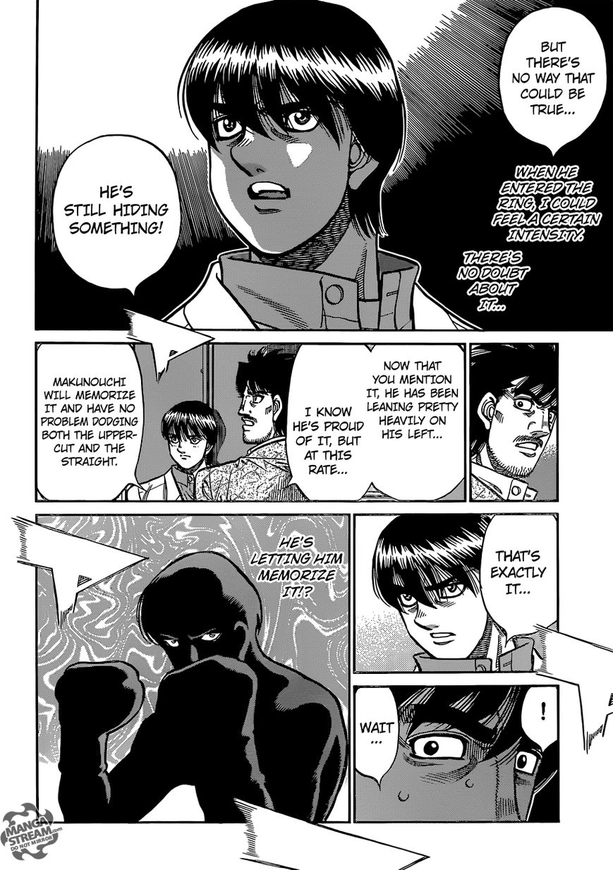 Hajime no Ippo Chapter 1040 page 14 - Chapter 1040 : What's Hidden?