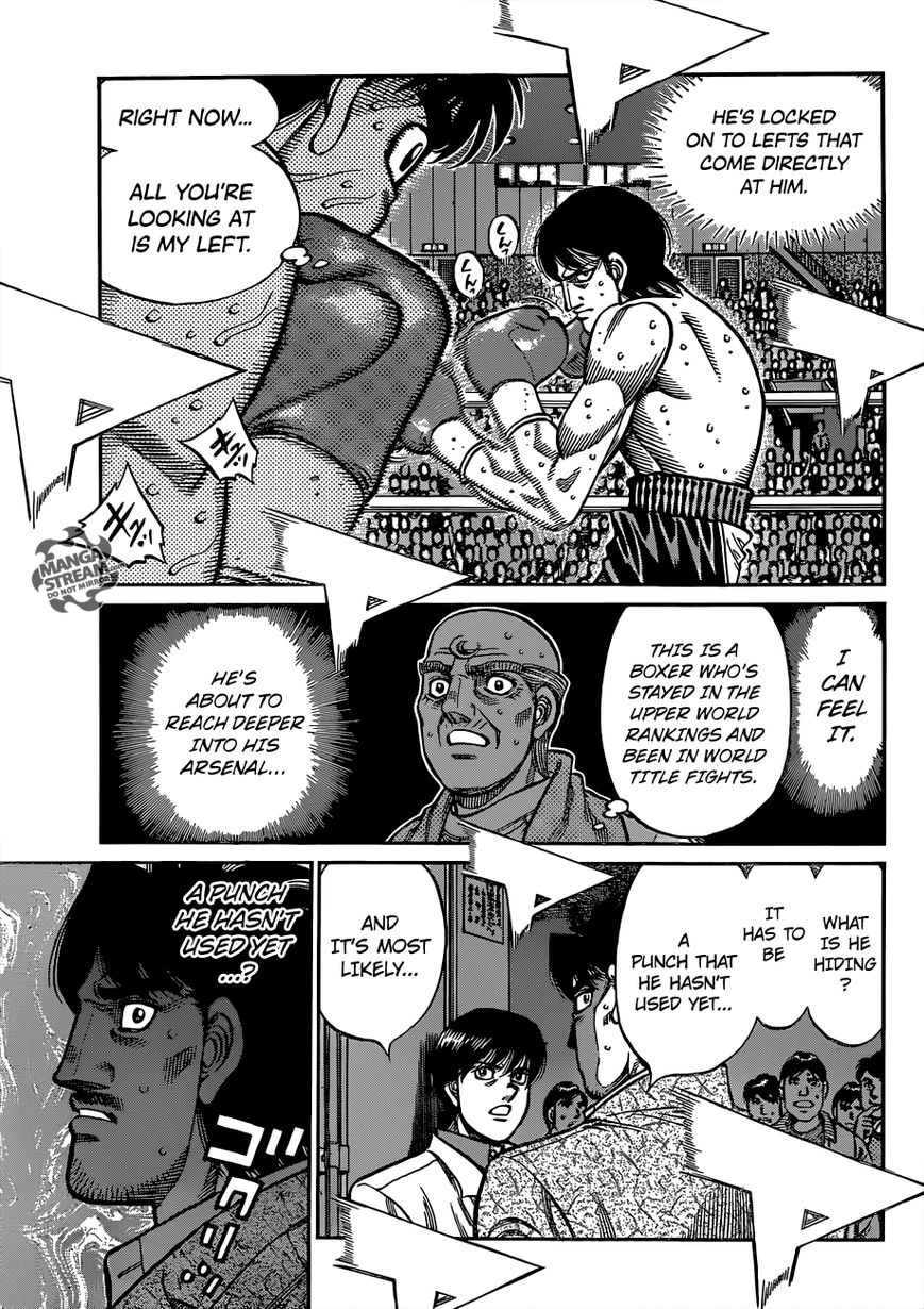 Hajime no Ippo Chapter 1040 page 15 - Chapter 1040 : What's Hidden?