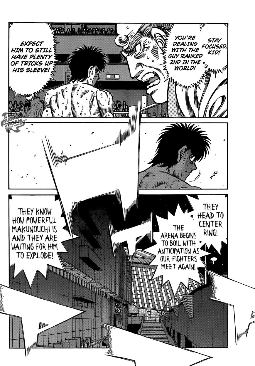 Hajime no Ippo Chapter 1040 page 4 - Chapter 1040 : What's Hidden?