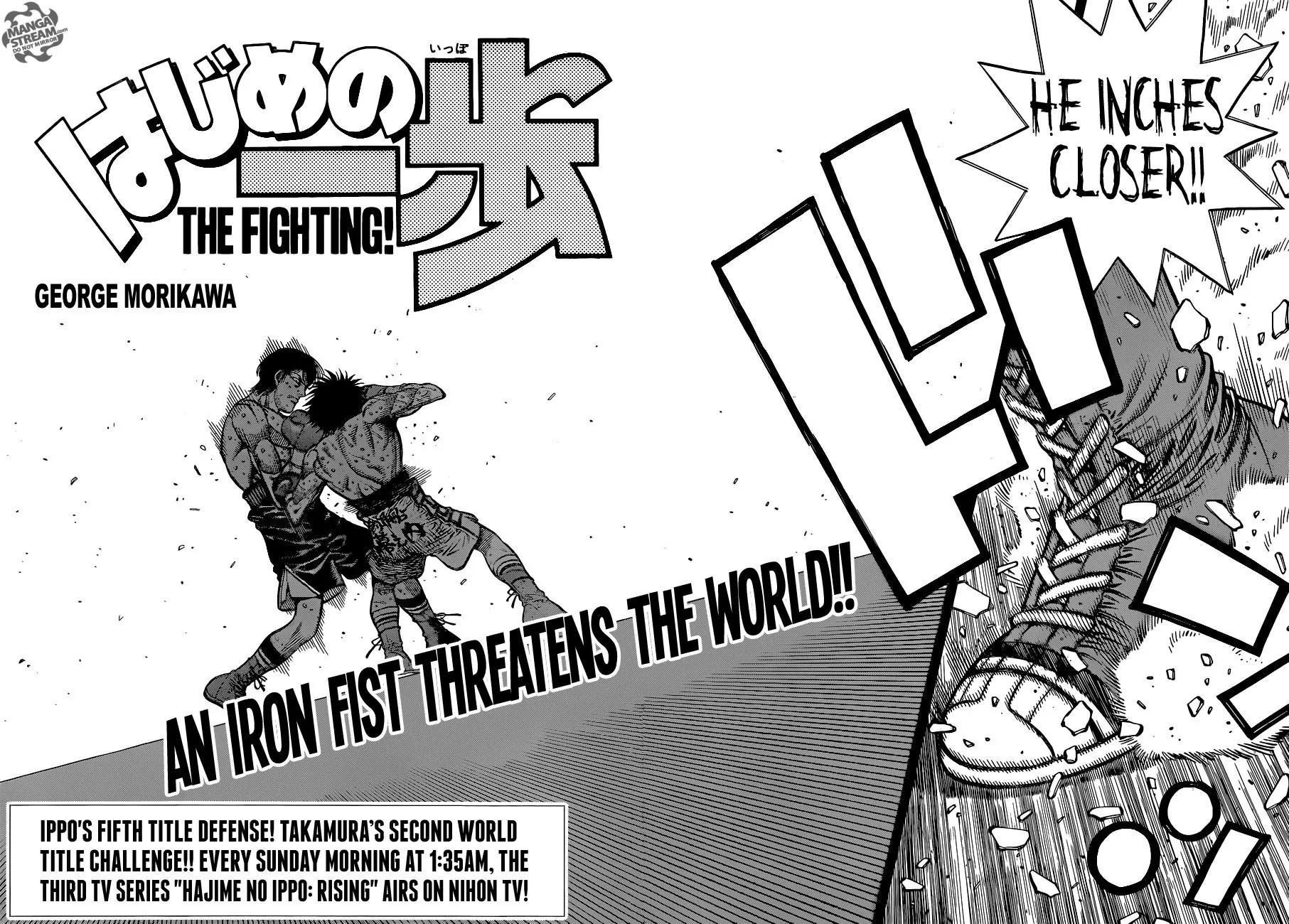 Hajime no Ippo Chapter 1041 page 3 - Chapter 1041 : Threat to the World