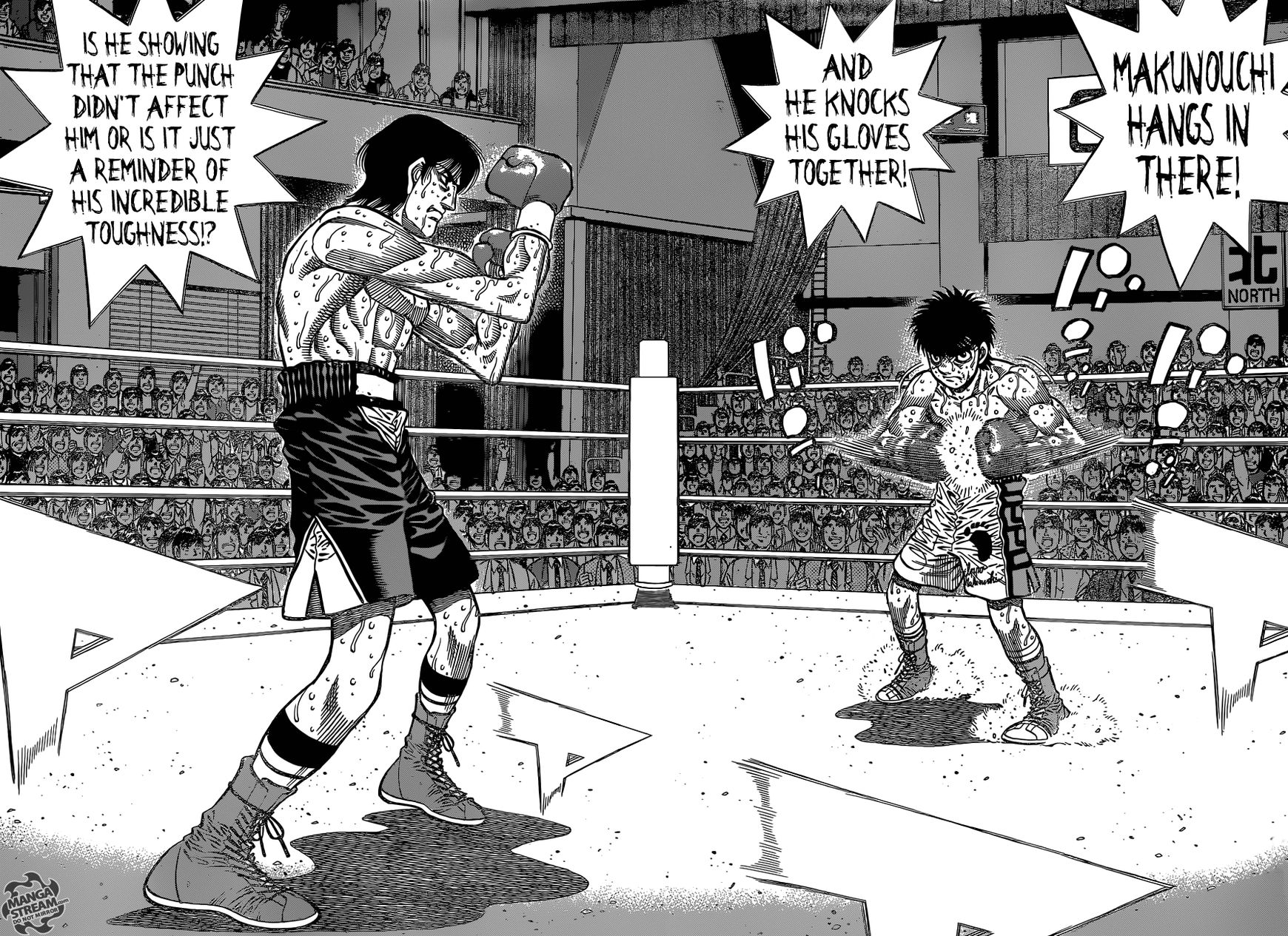 Hajime no Ippo Chapter 1042 page 12 - Chapter 1042 : How to Deal With the Second Arrow