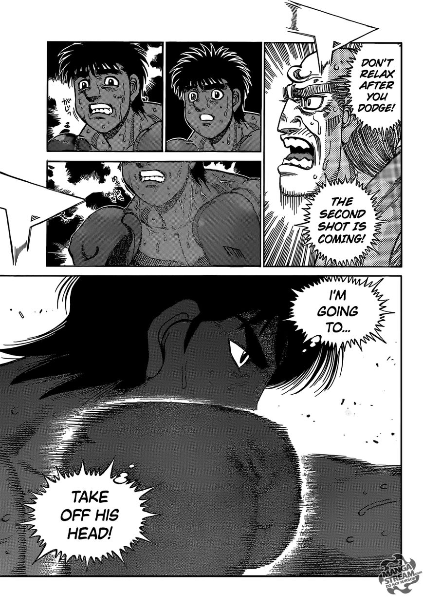 Hajime no Ippo Chapter 1043 page 11 - Chapter 1043 : Penetrating Arrow