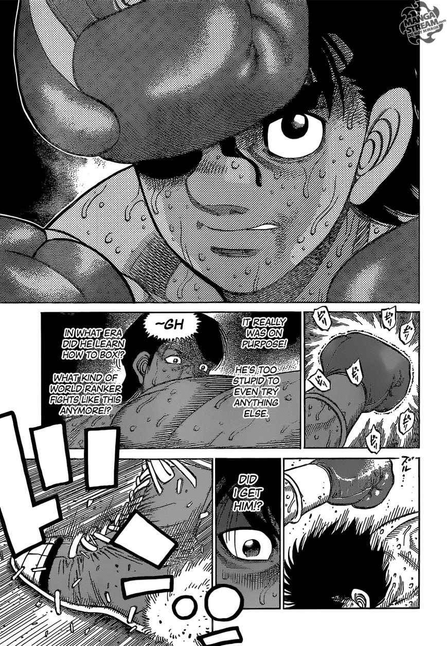 Hajime no Ippo Chapter 1043 page 13 - Chapter 1043 : Penetrating Arrow