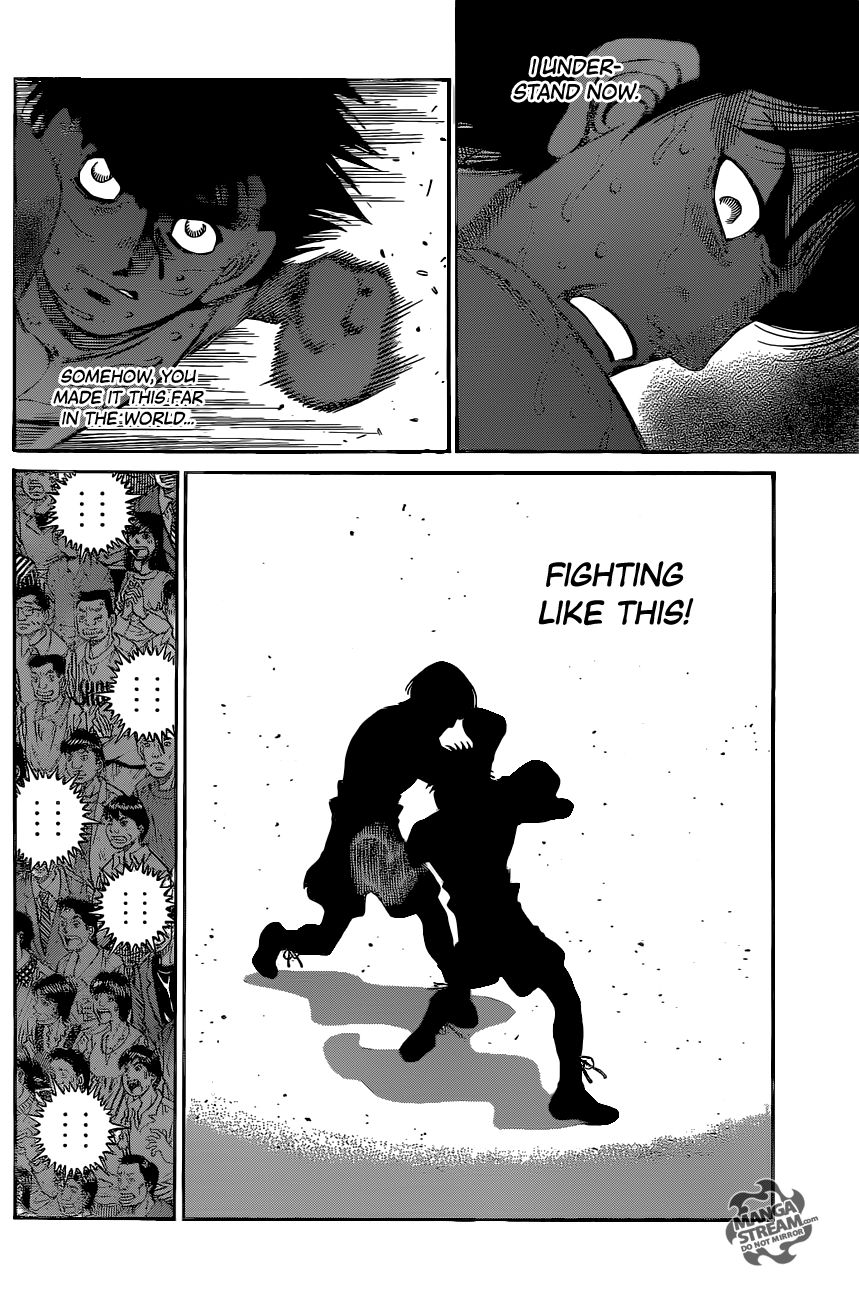 Hajime no Ippo Chapter 1043 page 15 - Chapter 1043 : Penetrating Arrow
