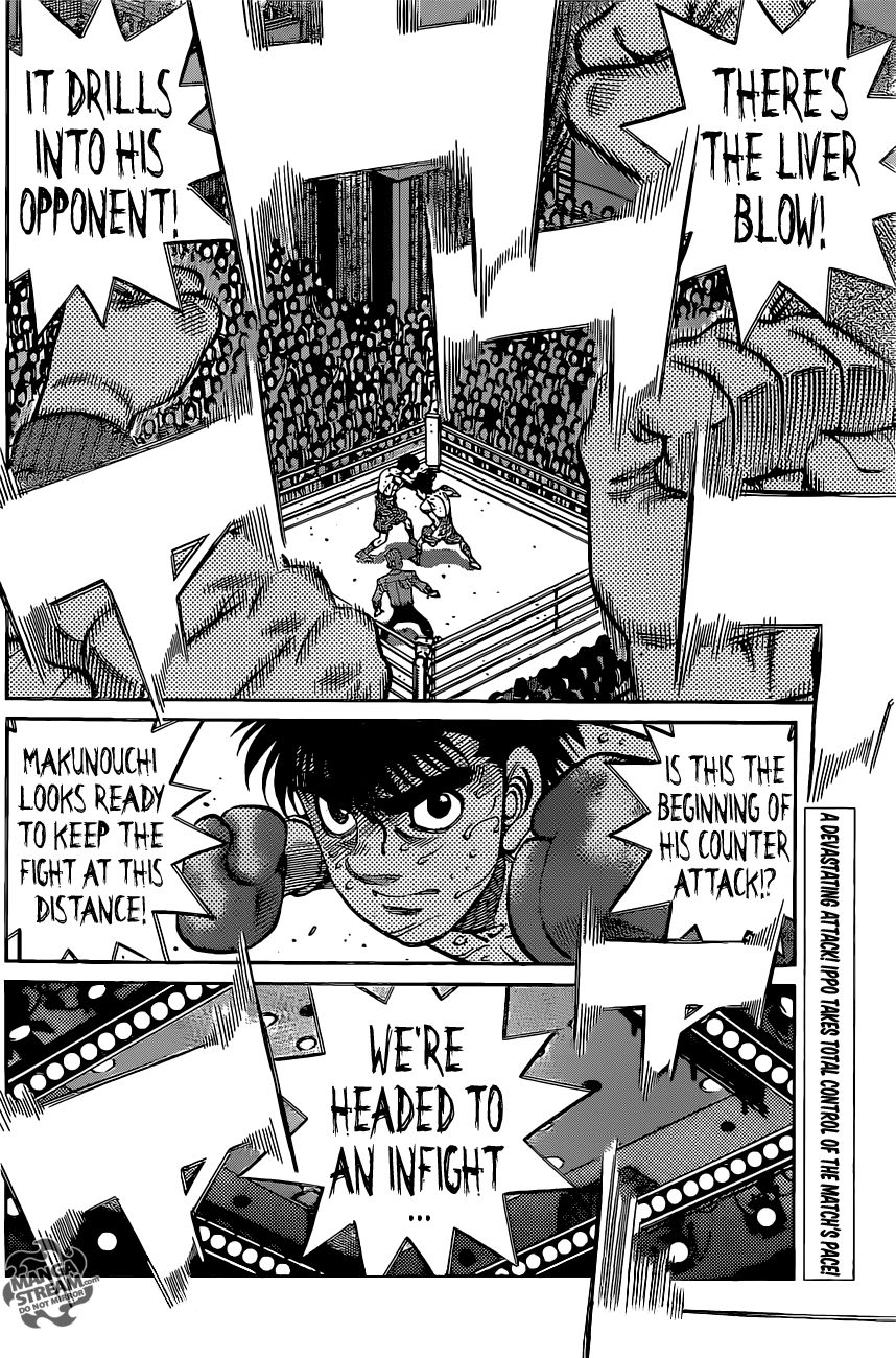 Hajime no Ippo Chapter 1043 page 17 - Chapter 1043 : Penetrating Arrow
