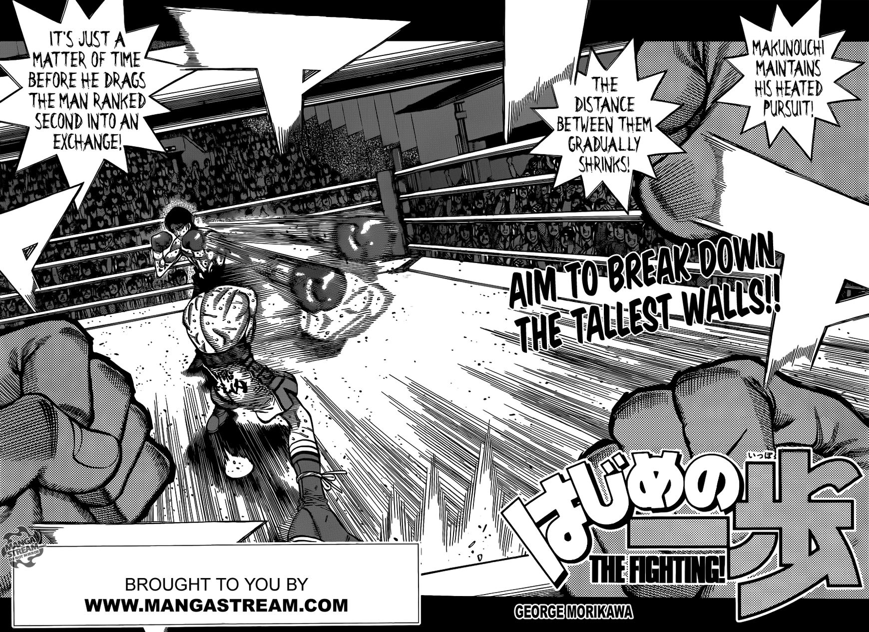 Hajime no Ippo Chapter 1043 page 3 - Chapter 1043 : Penetrating Arrow