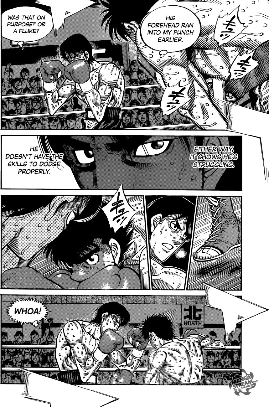 Hajime no Ippo Chapter 1043 page 8 - Chapter 1043 : Penetrating Arrow