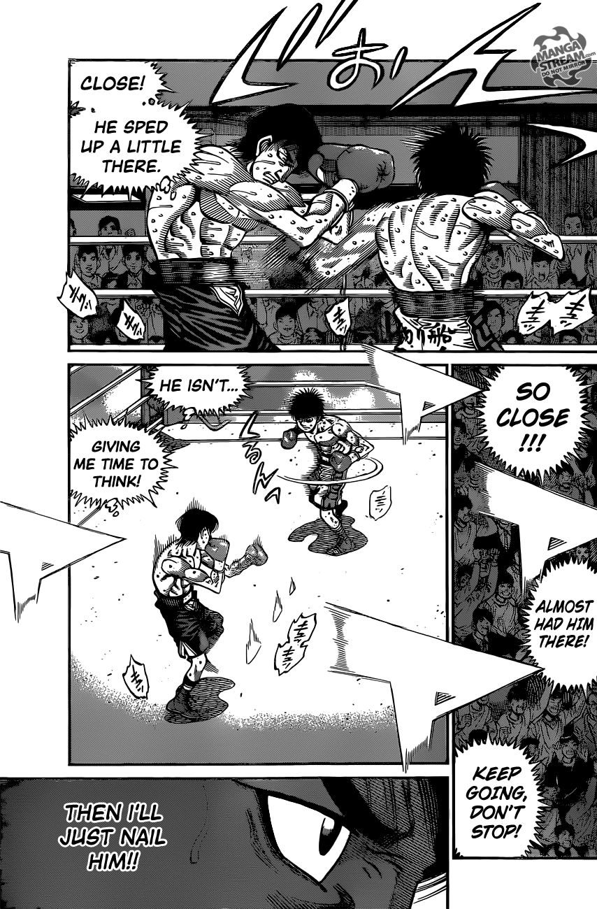 Hajime no Ippo Chapter 1043 page 9 - Chapter 1043 : Penetrating Arrow