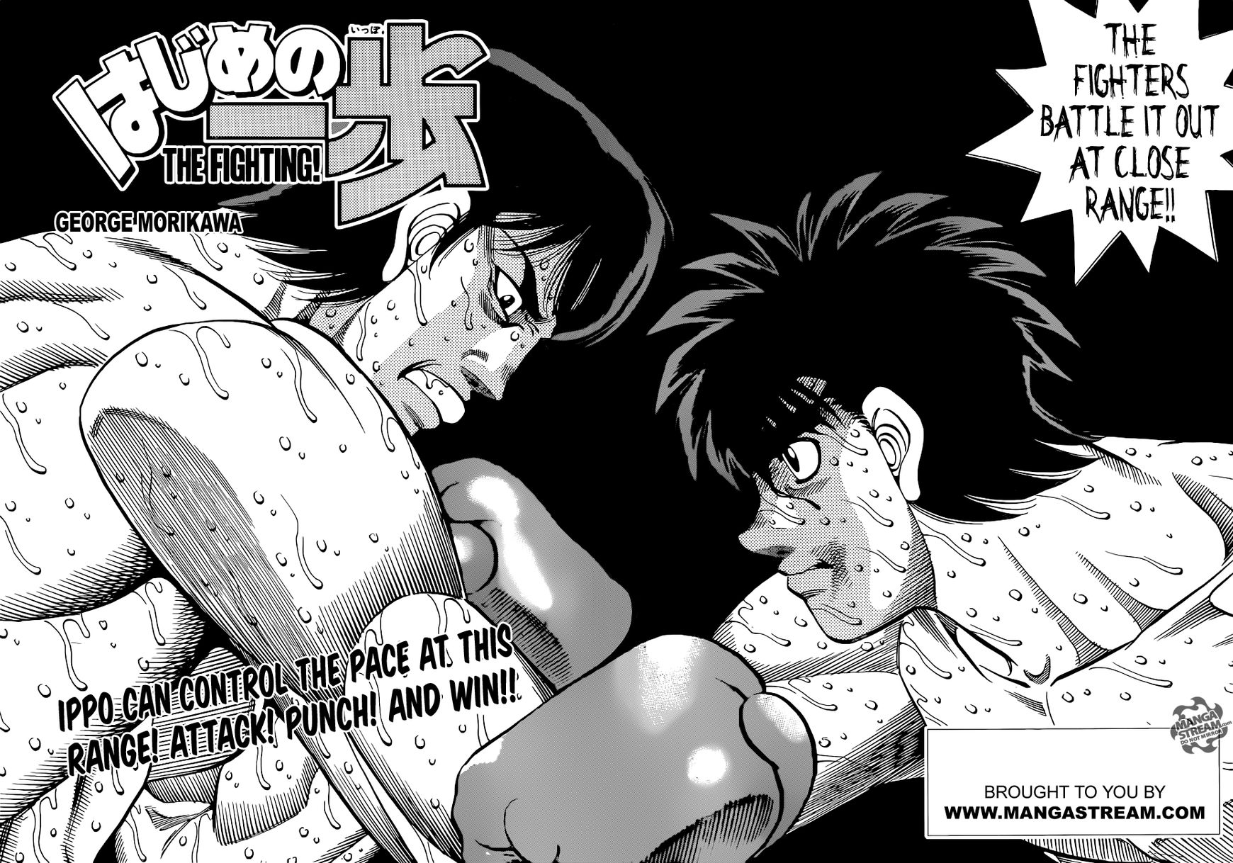 Hajime no Ippo Chapter 1044 page 3 - Chapter 1044 : Super Close Range Punching Match