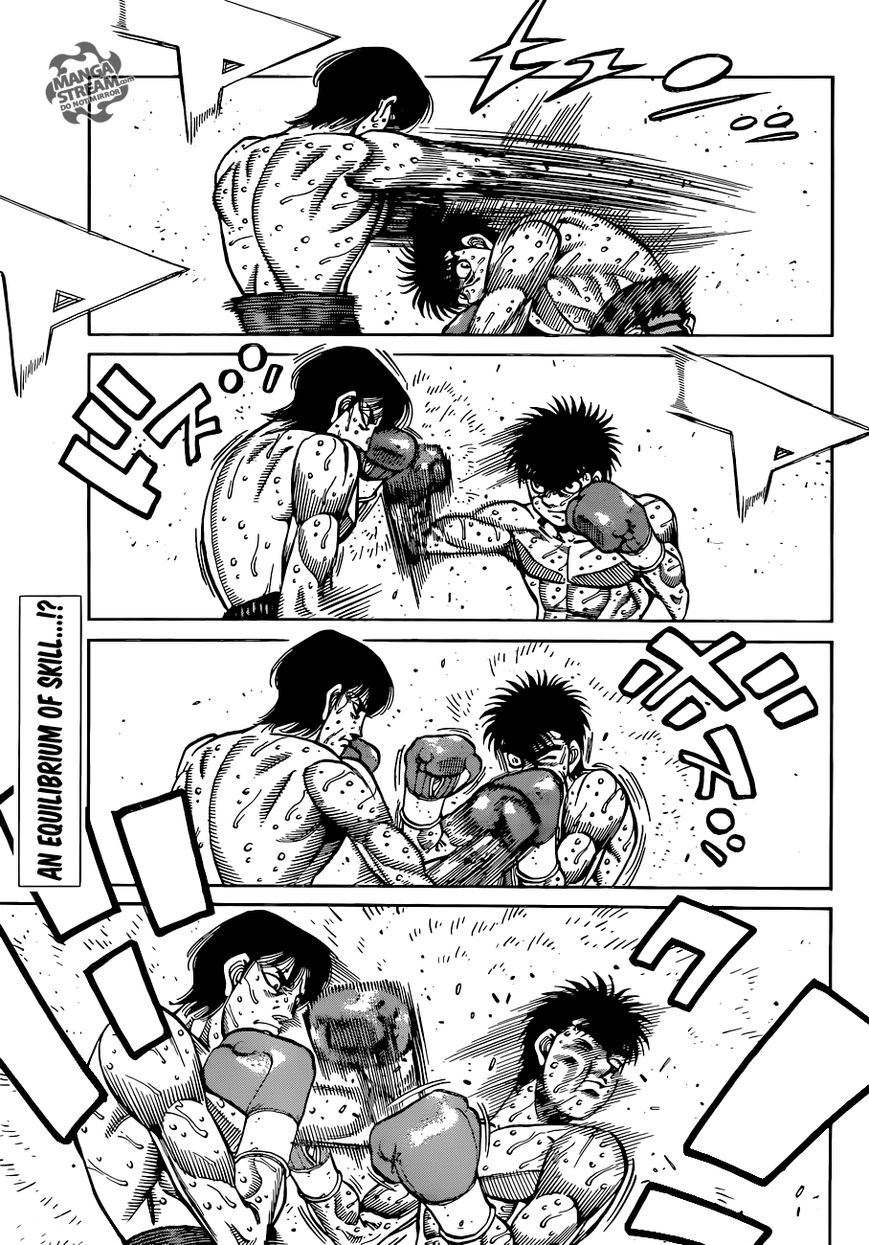 Hajime no Ippo Chapter 1044 page 7 - Chapter 1044 : Super Close Range Punching Match