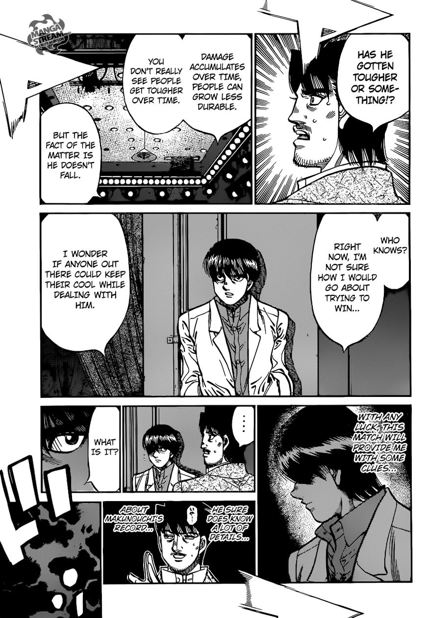 Hajime no Ippo Chapter 1045 page 11 - Chapter 1045 : Feedback, Confidence