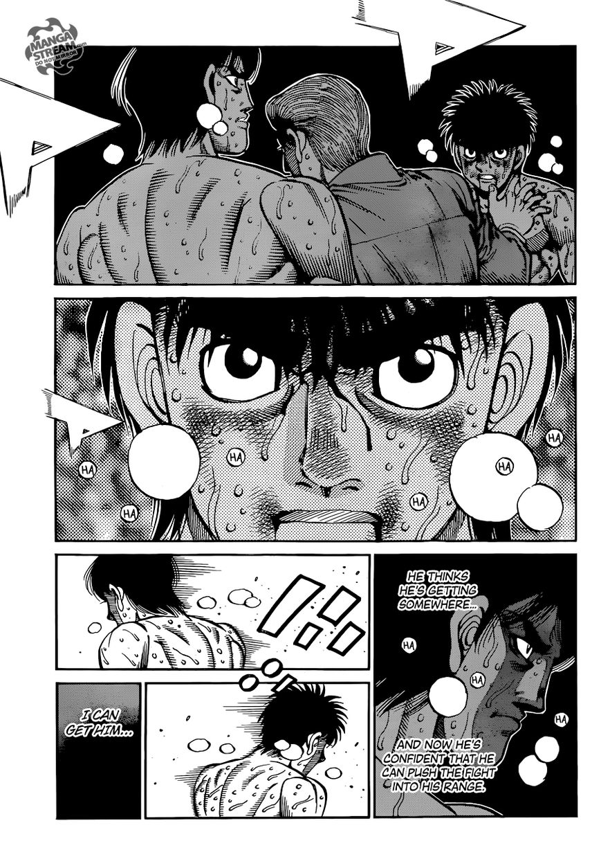 Hajime no Ippo Chapter 1045 page 13 - Chapter 1045 : Feedback, Confidence