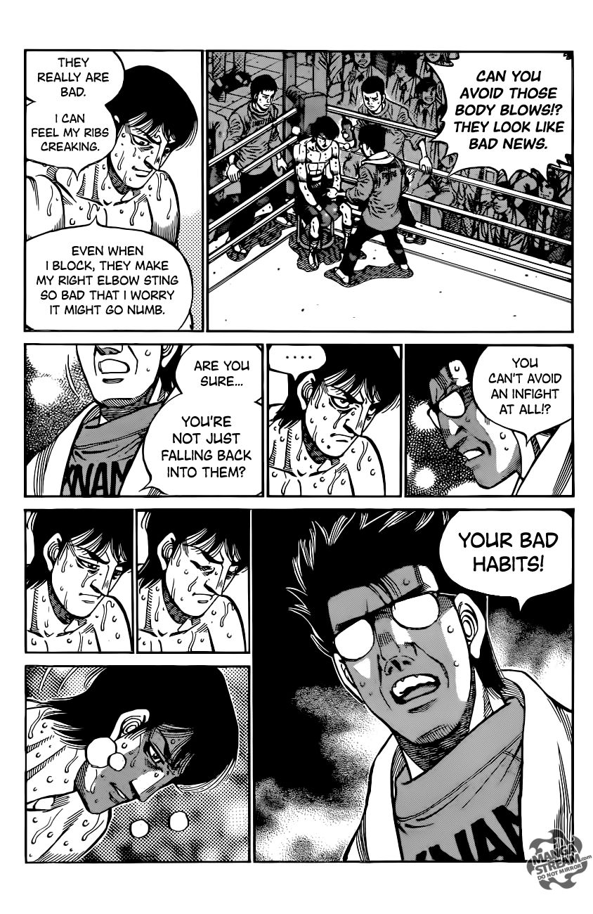 Hajime no Ippo Chapter 1045 page 15 - Chapter 1045 : Feedback, Confidence