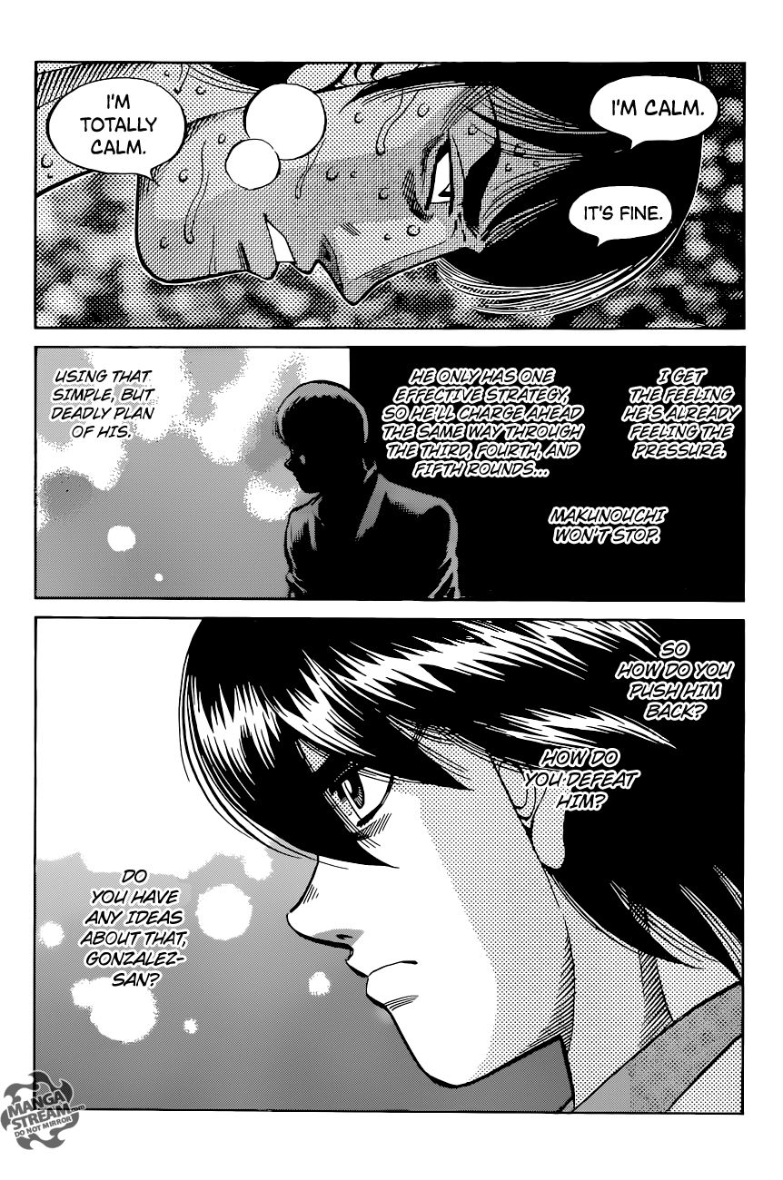 Hajime no Ippo Chapter 1045 page 16 - Chapter 1045 : Feedback, Confidence