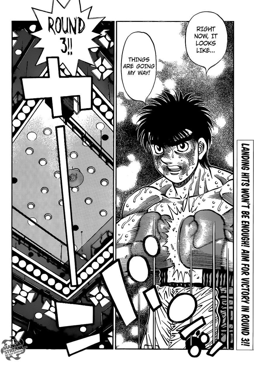 Hajime no Ippo Chapter 1045 page 18 - Chapter 1045 : Feedback, Confidence