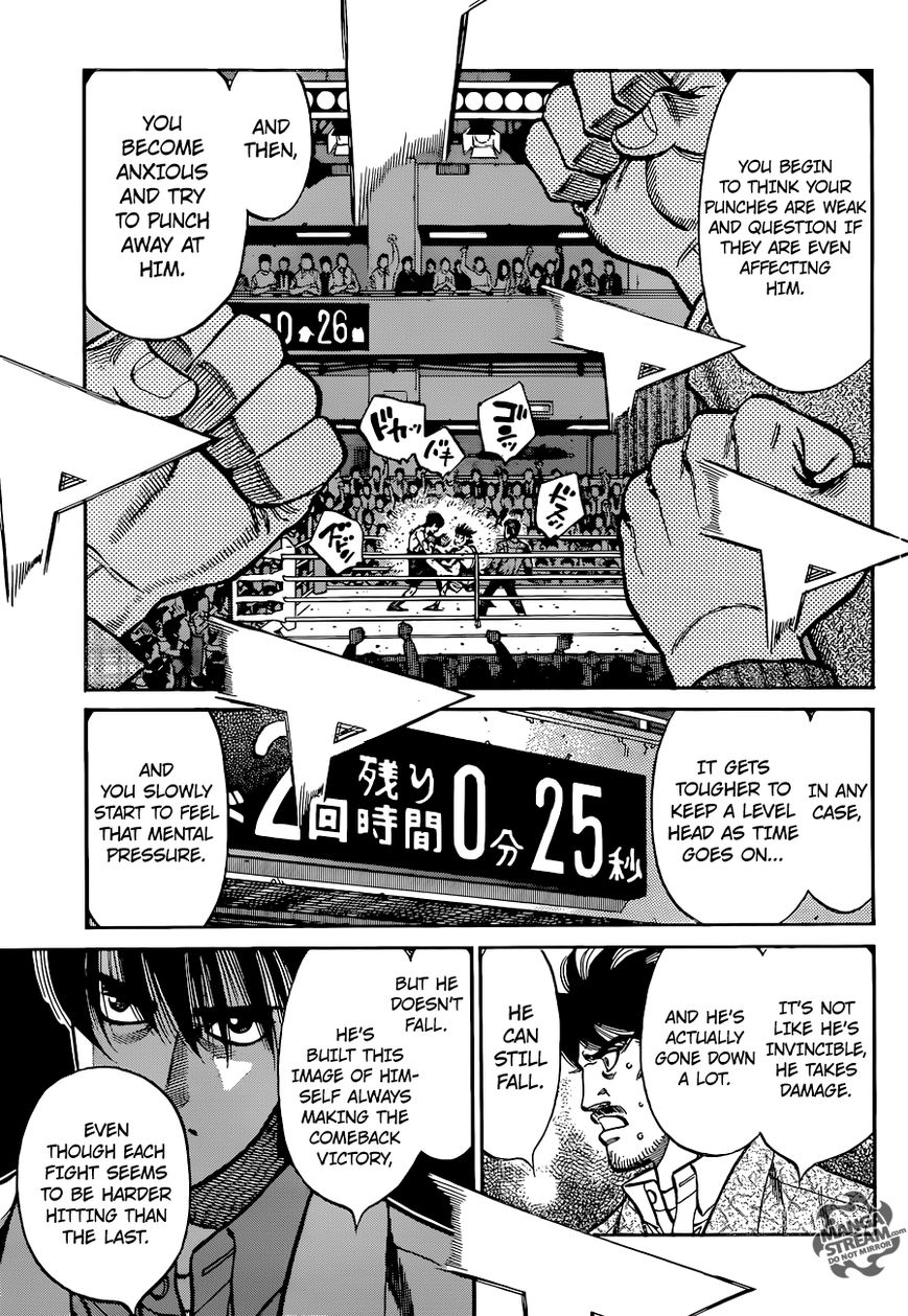 Hajime no Ippo Chapter 1045 page 9 - Chapter 1045 : Feedback, Confidence
