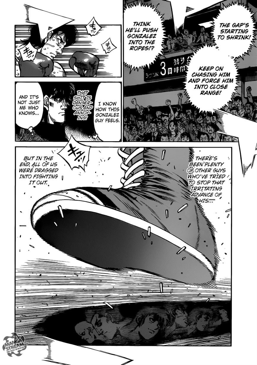 Hajime no Ippo Chapter 1047 page 10 - Chapter 1047 : An Irritating Advance