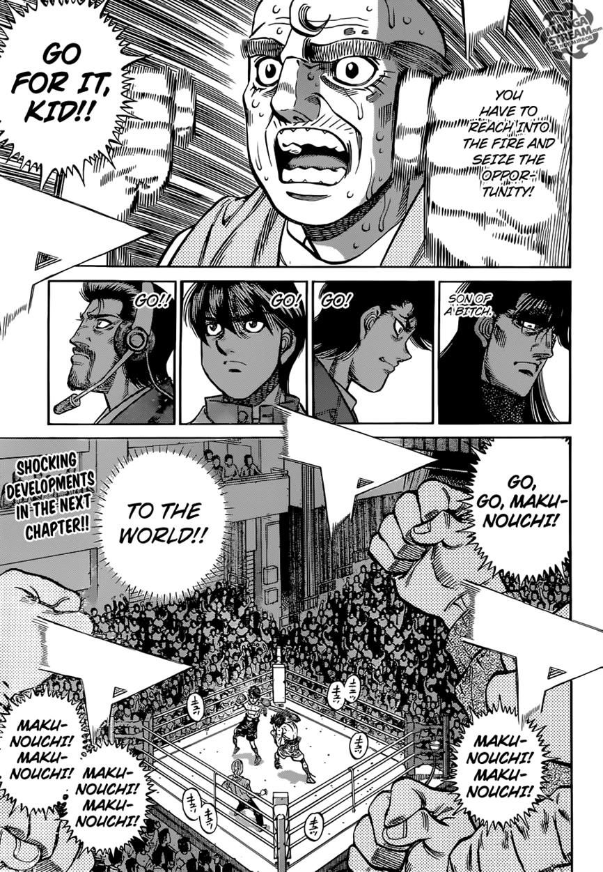 Hajime no Ippo Chapter 1047 page 11 - Chapter 1047 : An Irritating Advance