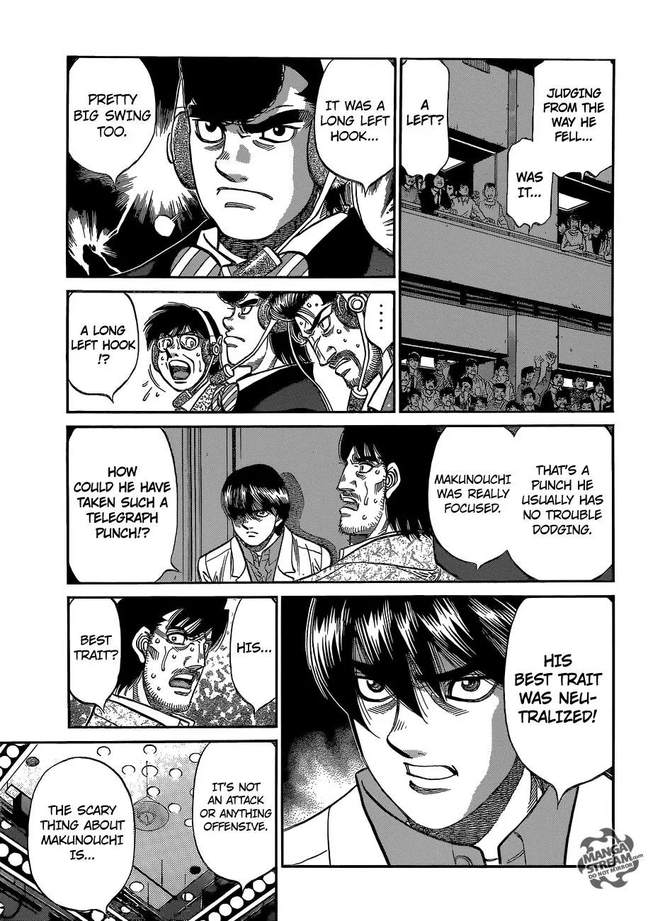 Hajime no Ippo Chapter 1048 page 15 - Chapter 1048 : Inevitable Result