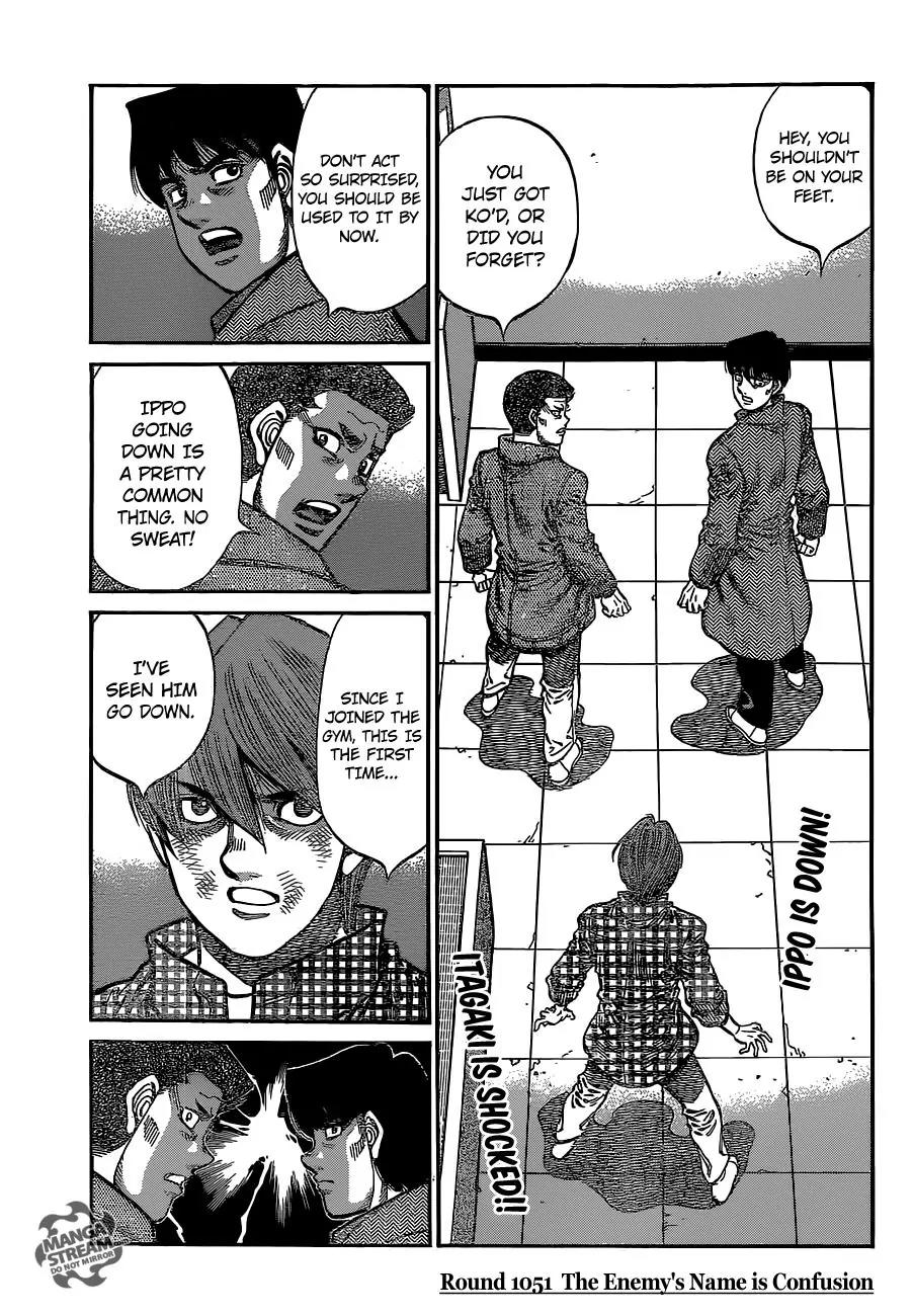 Hajime no Ippo Chapter 1051 page 1 - Chapter 1051 : The Enemy's Name Is Confusion