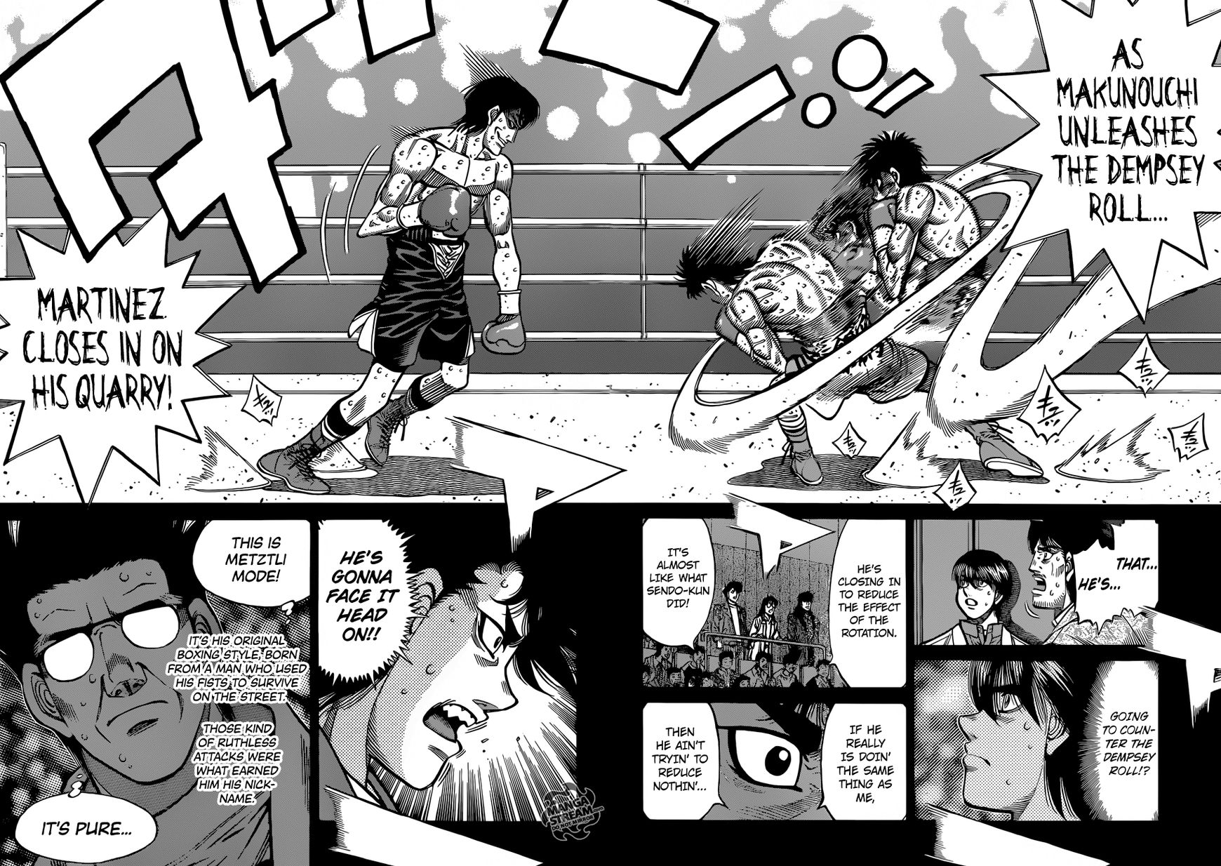 Hajime no Ippo Chapter 1055 page 14 - Chapter 1055 : Wind God'd Collision