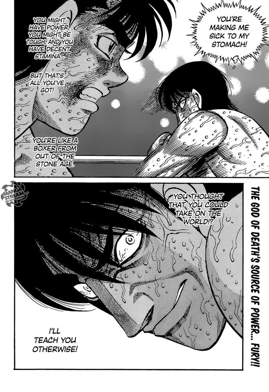 Hajime no Ippo Chapter 1056 page 12 - Chapter 1056 : The Death God Draws Near