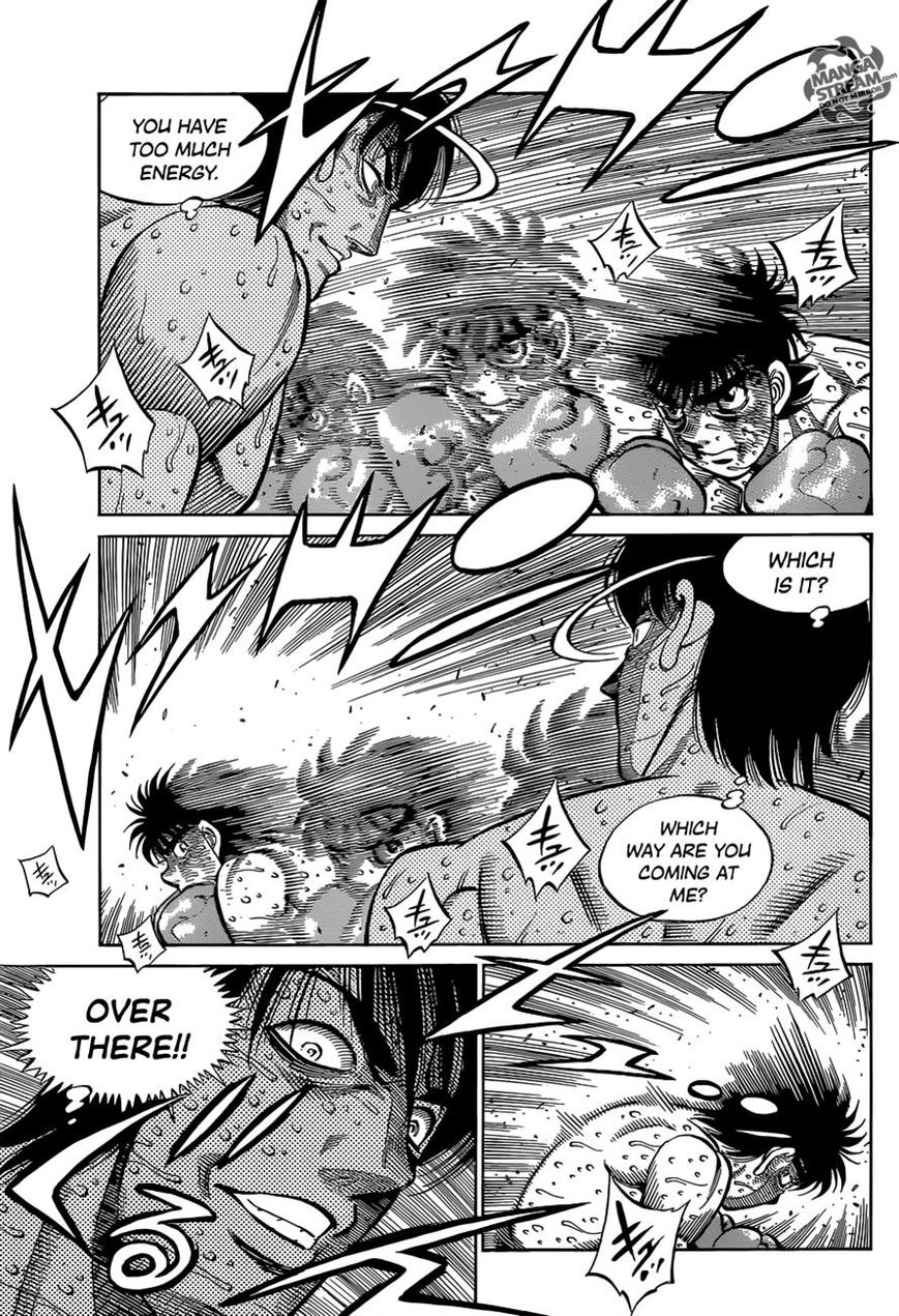 Hajime no Ippo Chapter 1056 page 3 - Chapter 1056 : The Death God Draws Near