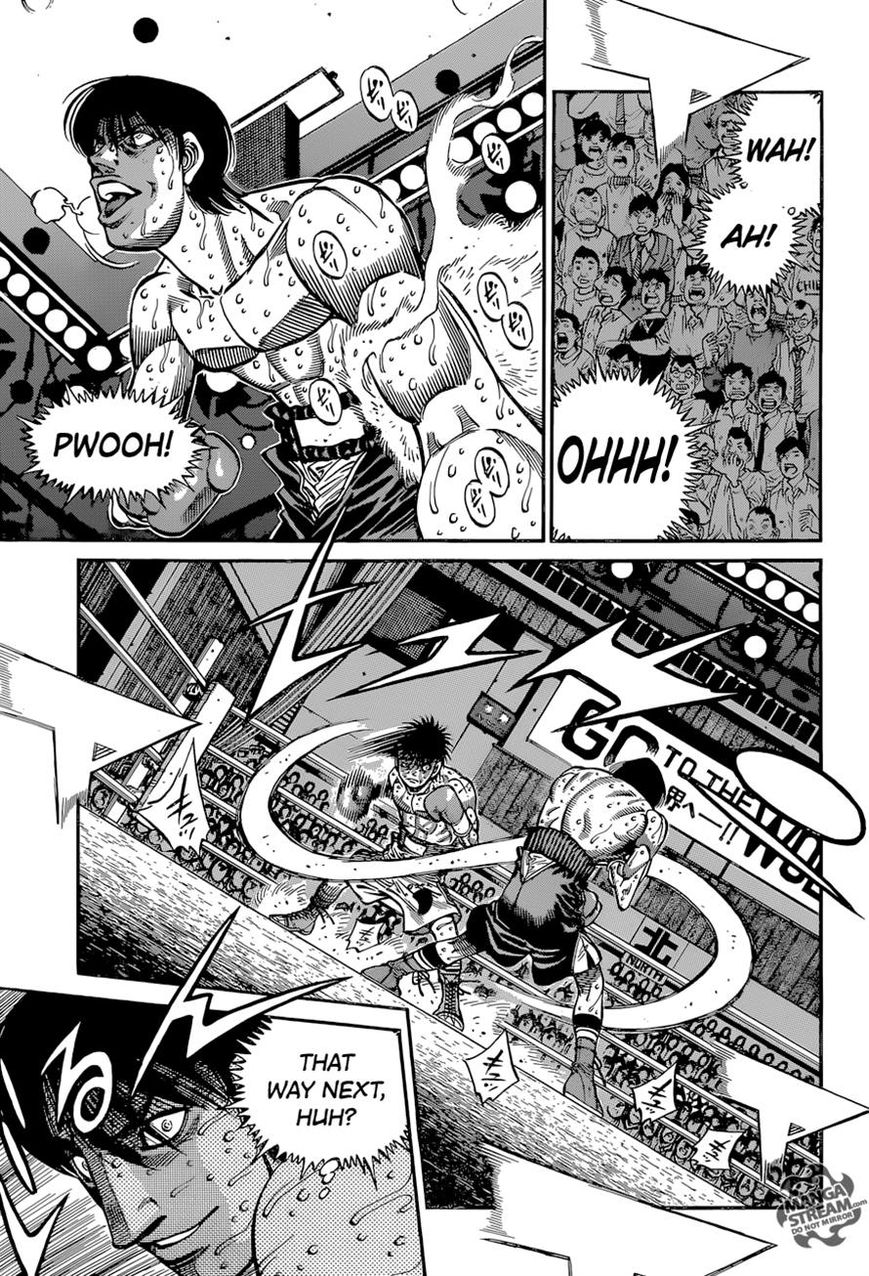 Hajime no Ippo Chapter 1056 page 8 - Chapter 1056 : The Death God Draws Near