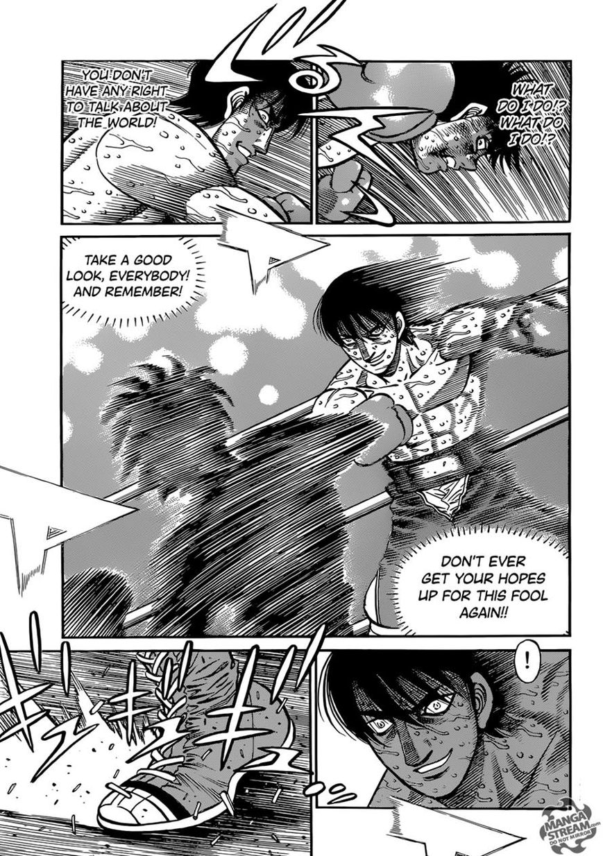 Hajime no Ippo Chapter 1057 page 10 - Chapter 1057 : Reaper in the Grip of Madness
