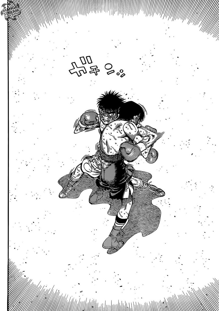 Hajime no Ippo Chapter 1057 page 15 - Chapter 1057 : Reaper in the Grip of Madness