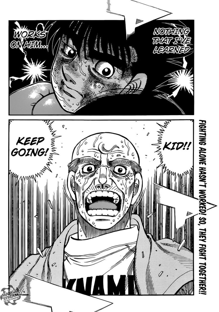 Hajime no Ippo Chapter 1057 page 17 - Chapter 1057 : Reaper in the Grip of Madness