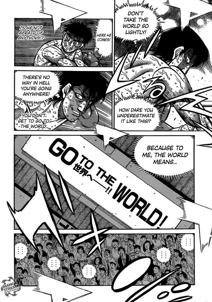Hajime no Ippo Chapter 1057 page 3 - Chapter 1057 : Reaper in the Grip of Madness