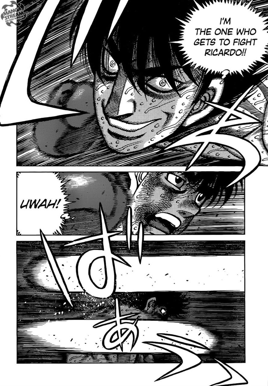 Hajime no Ippo Chapter 1057 page 5 - Chapter 1057 : Reaper in the Grip of Madness