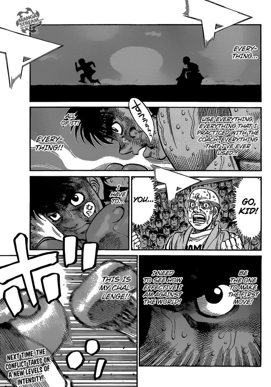 Hajime no Ippo Chapter 1058 page 11 - Chapter 1058 : What Is the Final Weapon?