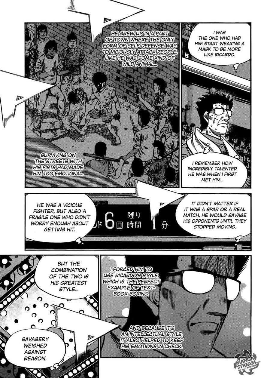 Hajime no Ippo Chapter 1059 page 10 - Chapter 1059 : The Wind God's Full Power