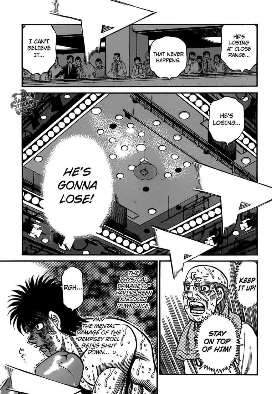 Hajime no Ippo Chapter 1059 page 12 - Chapter 1059 : The Wind God's Full Power