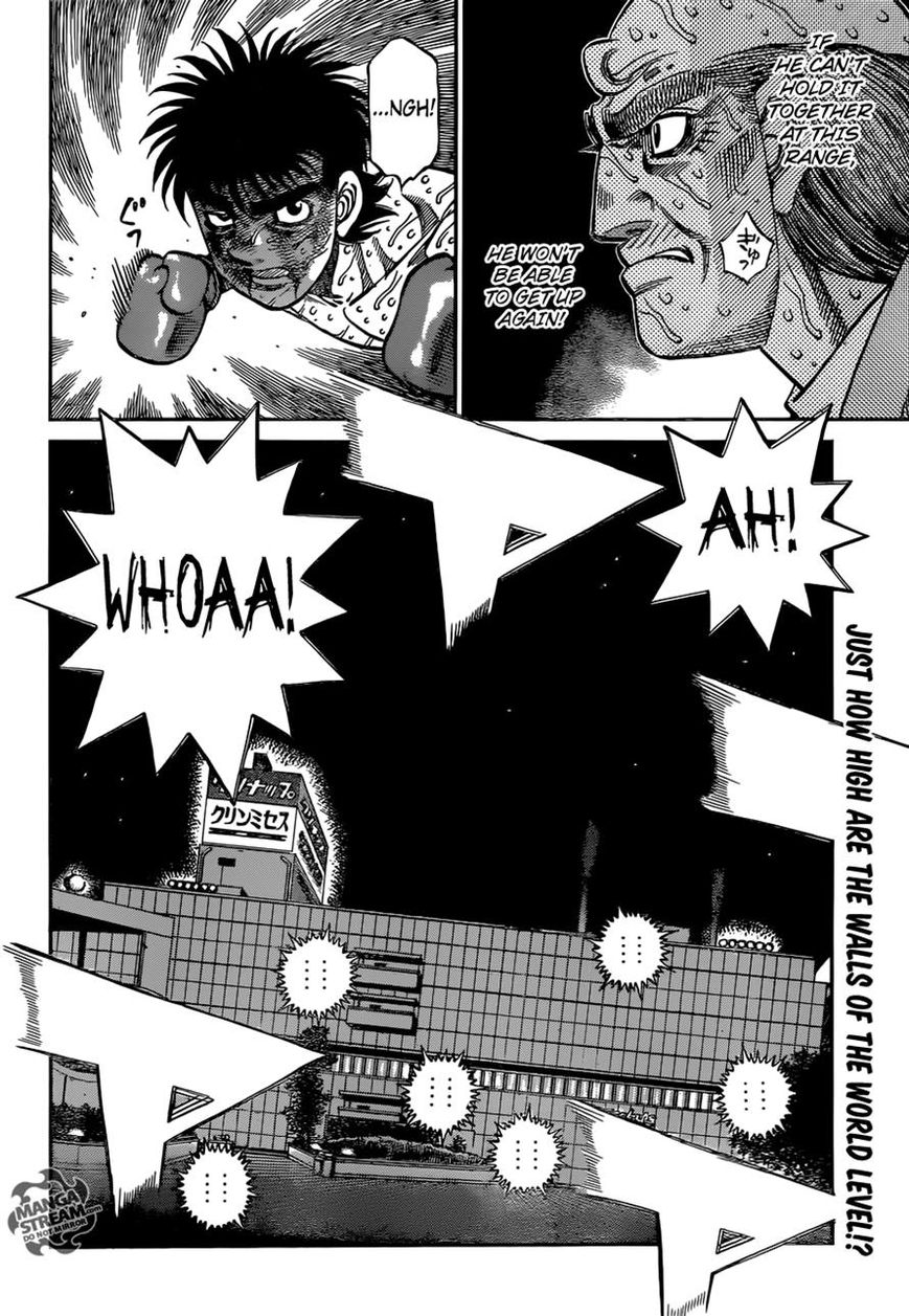 Hajime no Ippo Chapter 1059 page 13 - Chapter 1059 : The Wind God's Full Power