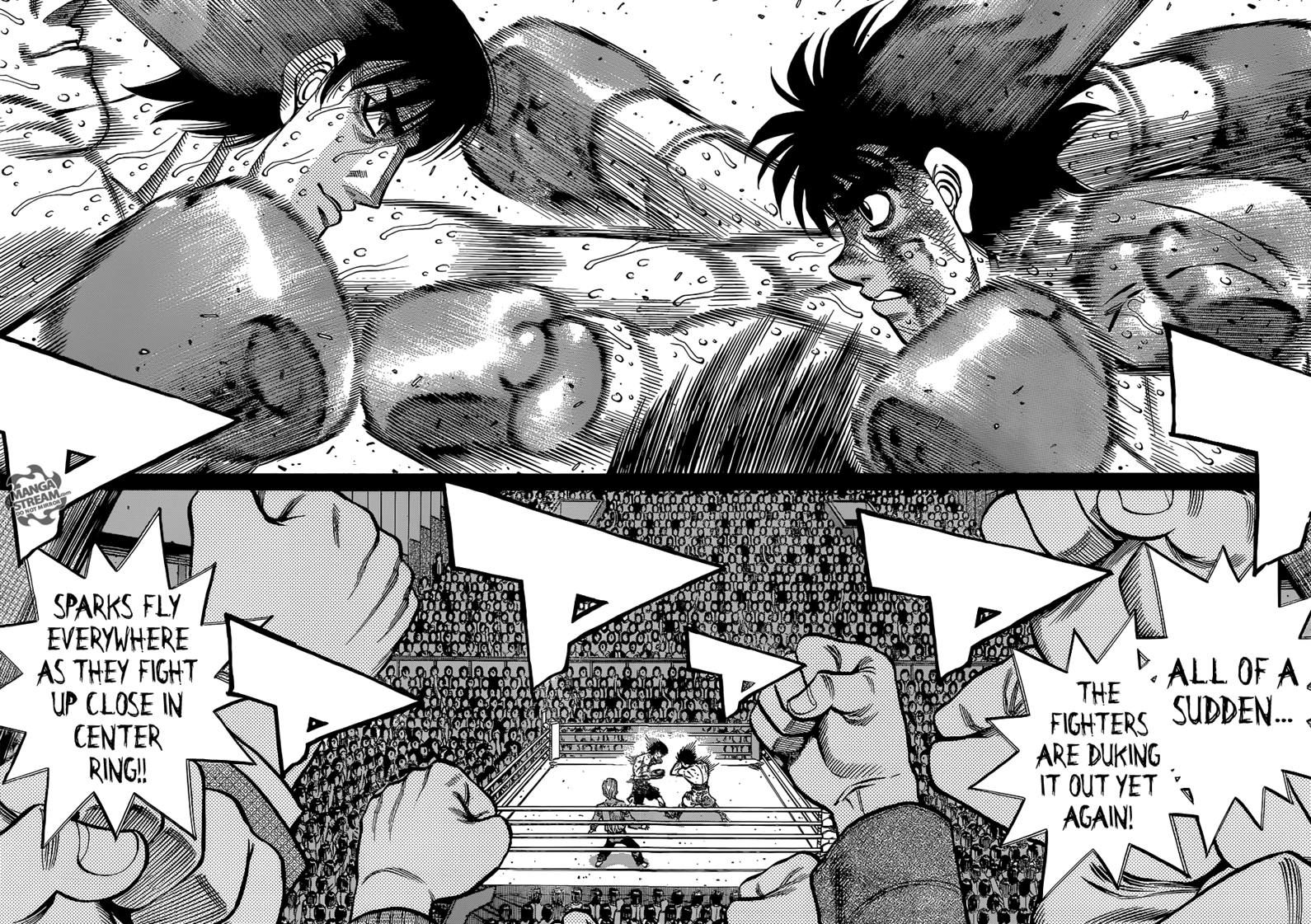 Hajime no Ippo Chapter 1059 page 2 - Chapter 1059 : The Wind God's Full Power
